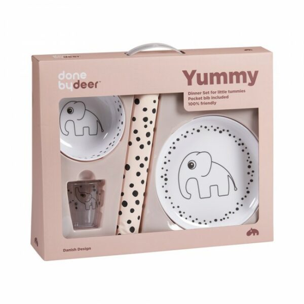 Set za jelo, Happy dots, rozi