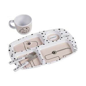 Set za jelo za djecu Happy dots, powder