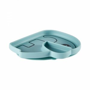 Silikonski tanjir Stick & stay Elphee, plava