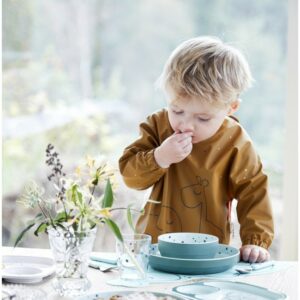 Set za hranjenje yummy mini, Dreamy dots, plavi