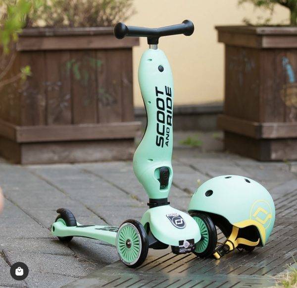 Scoot and Ride Highwaykick 1 Kiwi - Trotinet i guralica