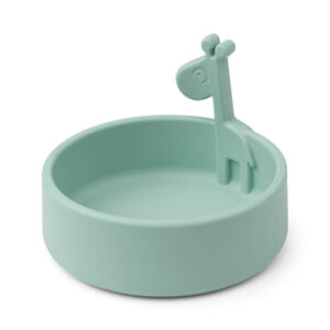 Silikonski set za jelo Peekaboo Blue
