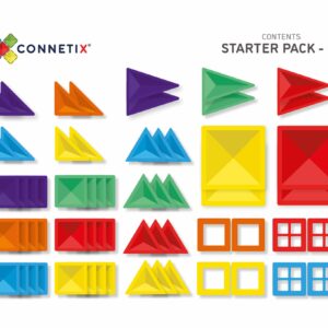 Starter set Connetix Tiles - 62 dijela