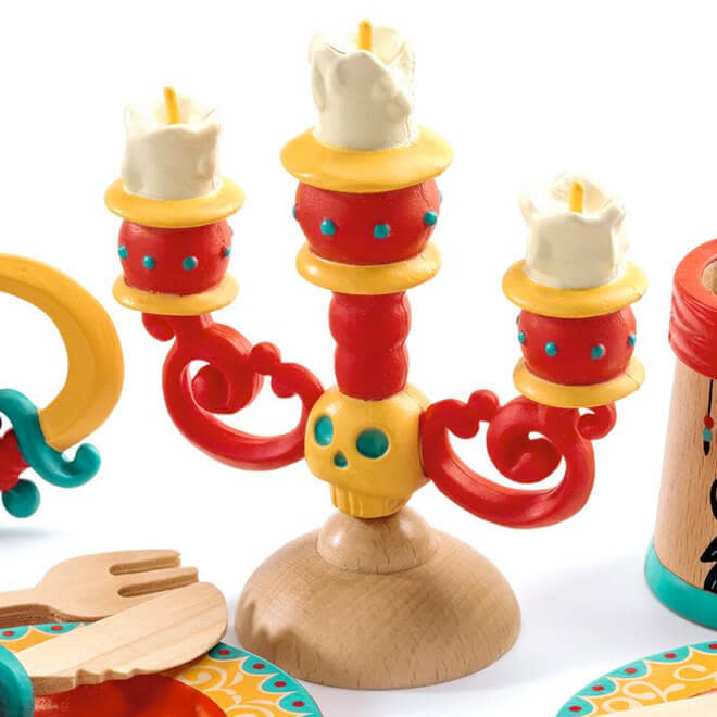 Drveni set posuđa Mali Gusari