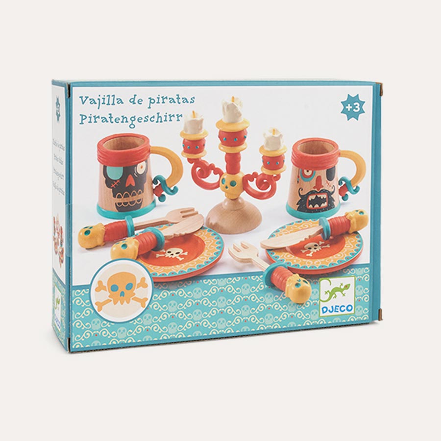 Drveni set posuđa Mali Gusari