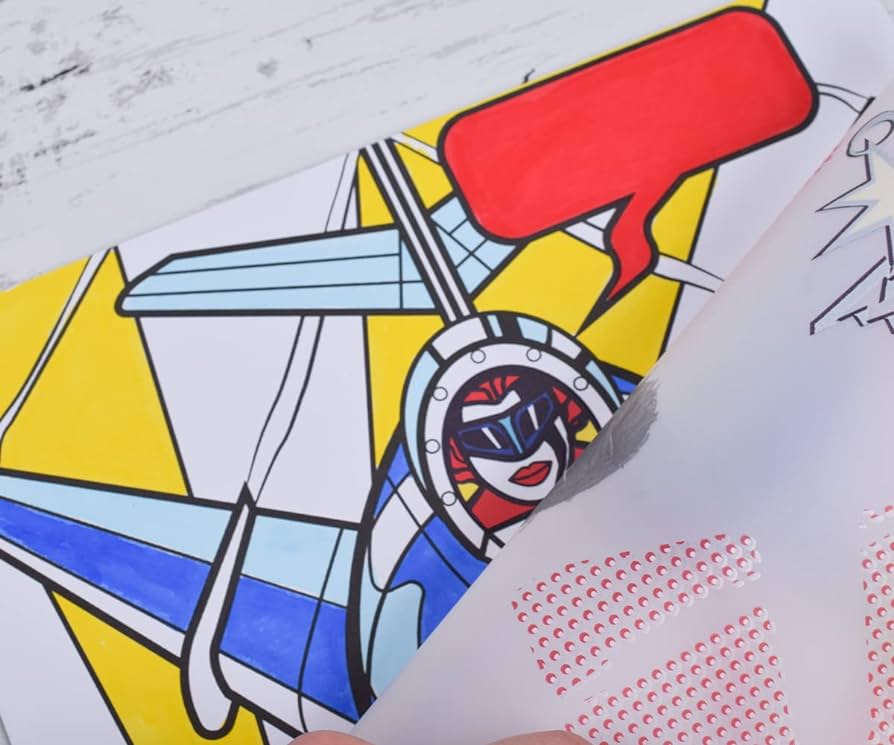 Bojanka Superheroes - 4 ilustracije