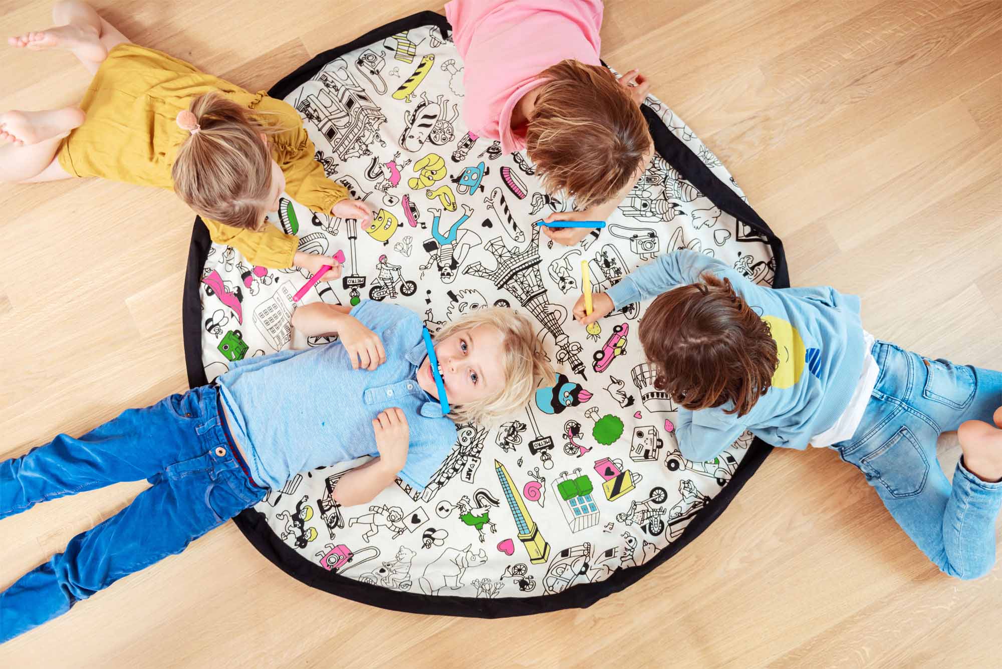 Play and Go 2u1 podloga za igru i vreća za igračke - Omy Paris