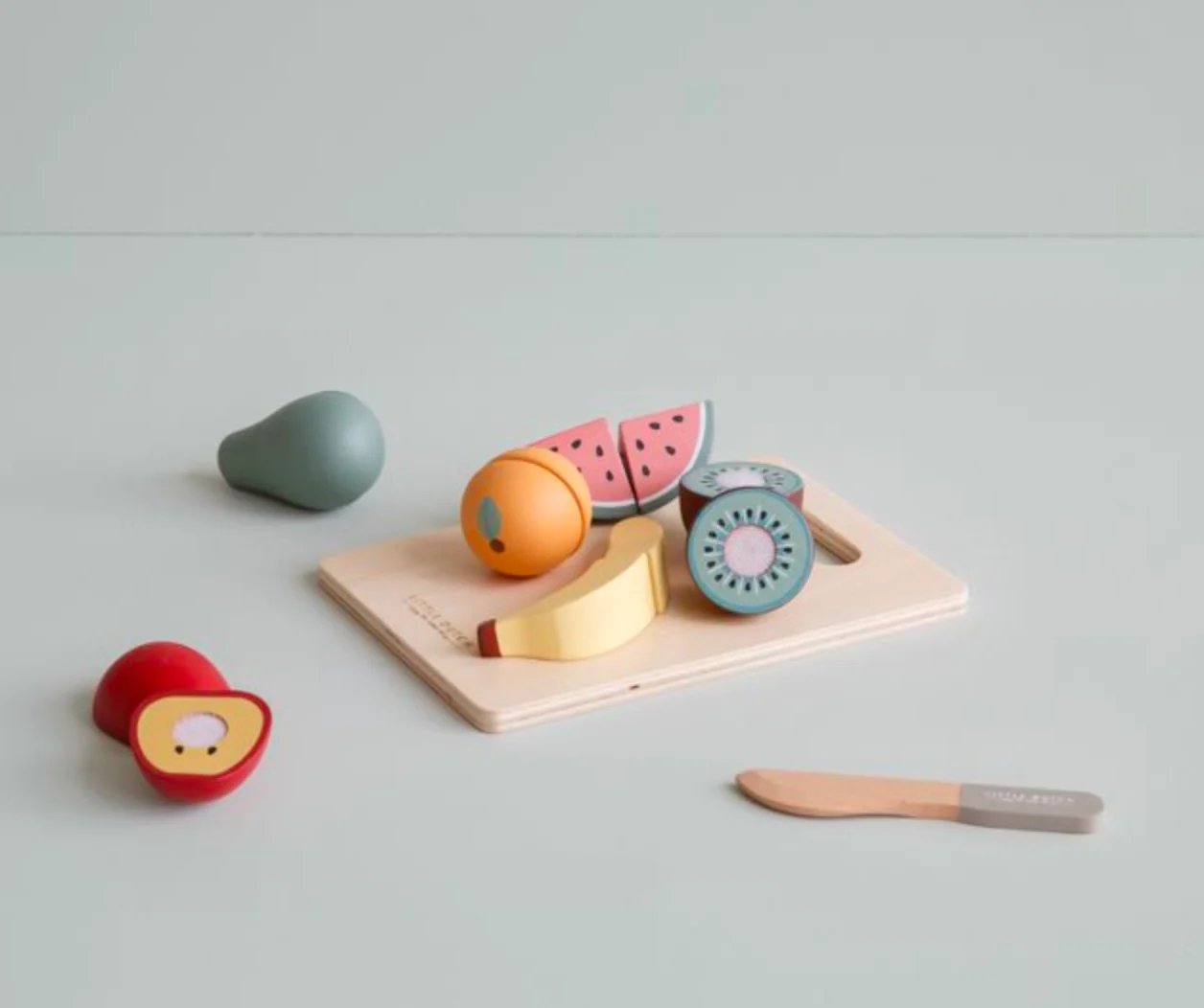 Drveno voće za sjeckanje - 6 voćkica