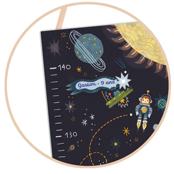Dječiji zidni metar - svemir