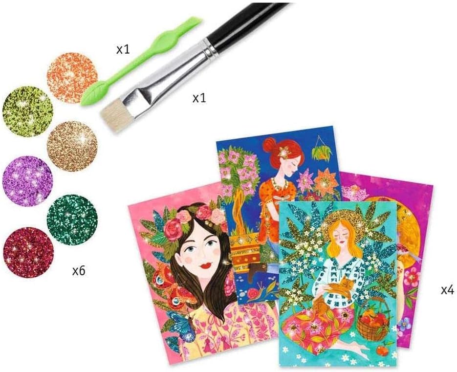 Gliter bojanka - Mirisno cvijeće