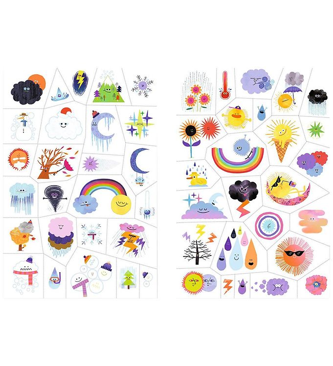 DJECO Dječije tetovaže - Vremenski elementi