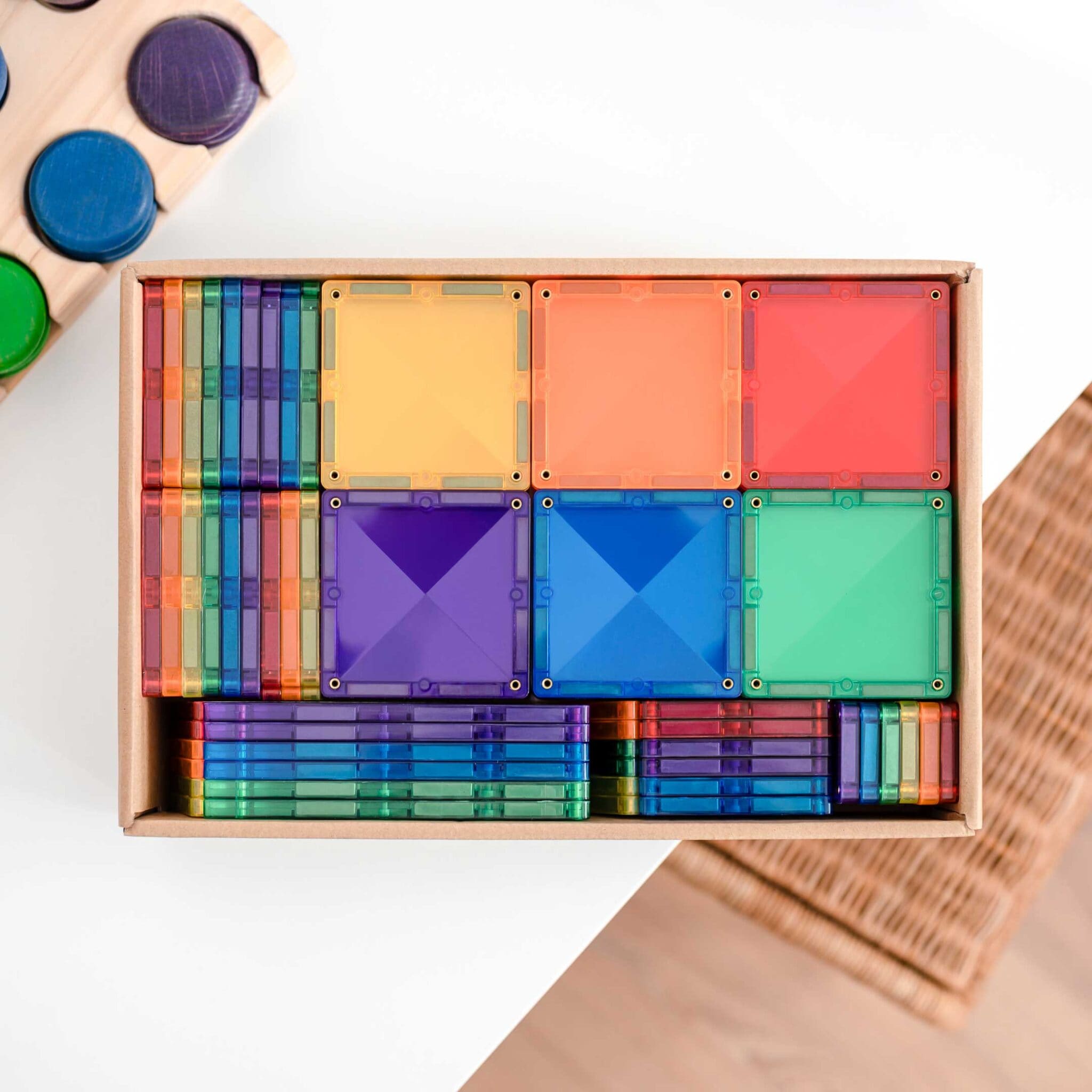 Creative set Connetix Tiles - Rainbow 102dijela Creative set Connetix Tiles - Rainbow 102dijela