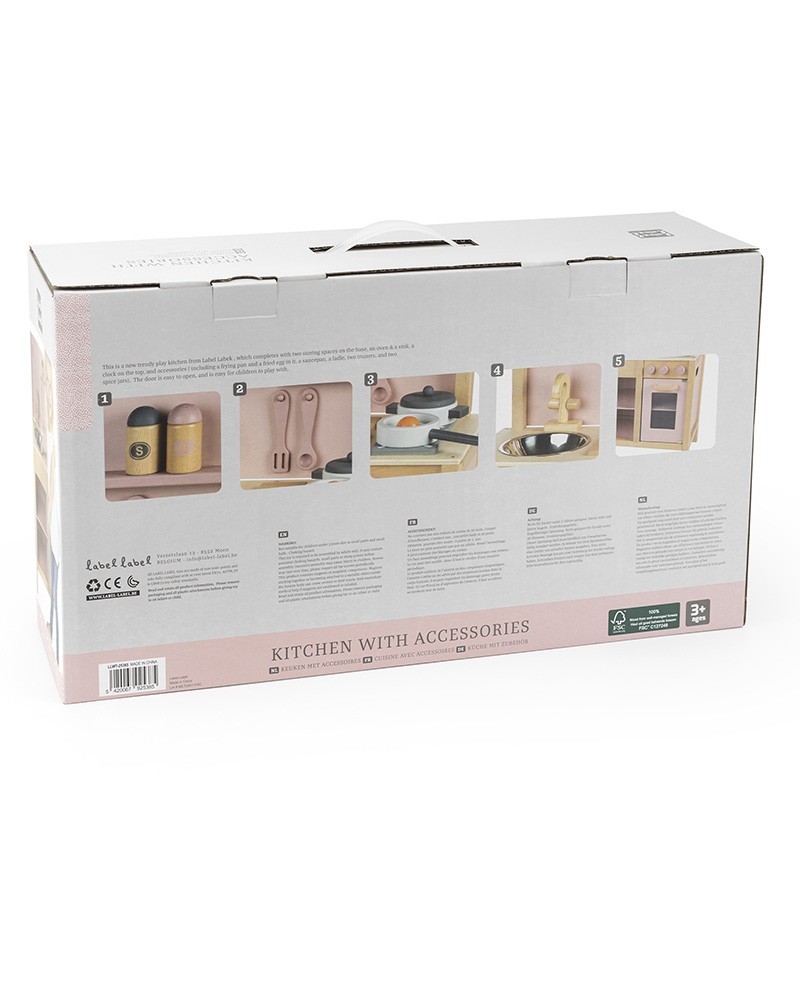Drvena dječija kuhinja - pink Drvena dječija kuhinja - pink