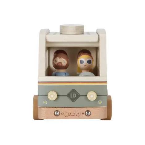 Little Dutch Drveni kamper + 4 drvene lutke Little Dutch Drveni kamper + 4 drvene lutke