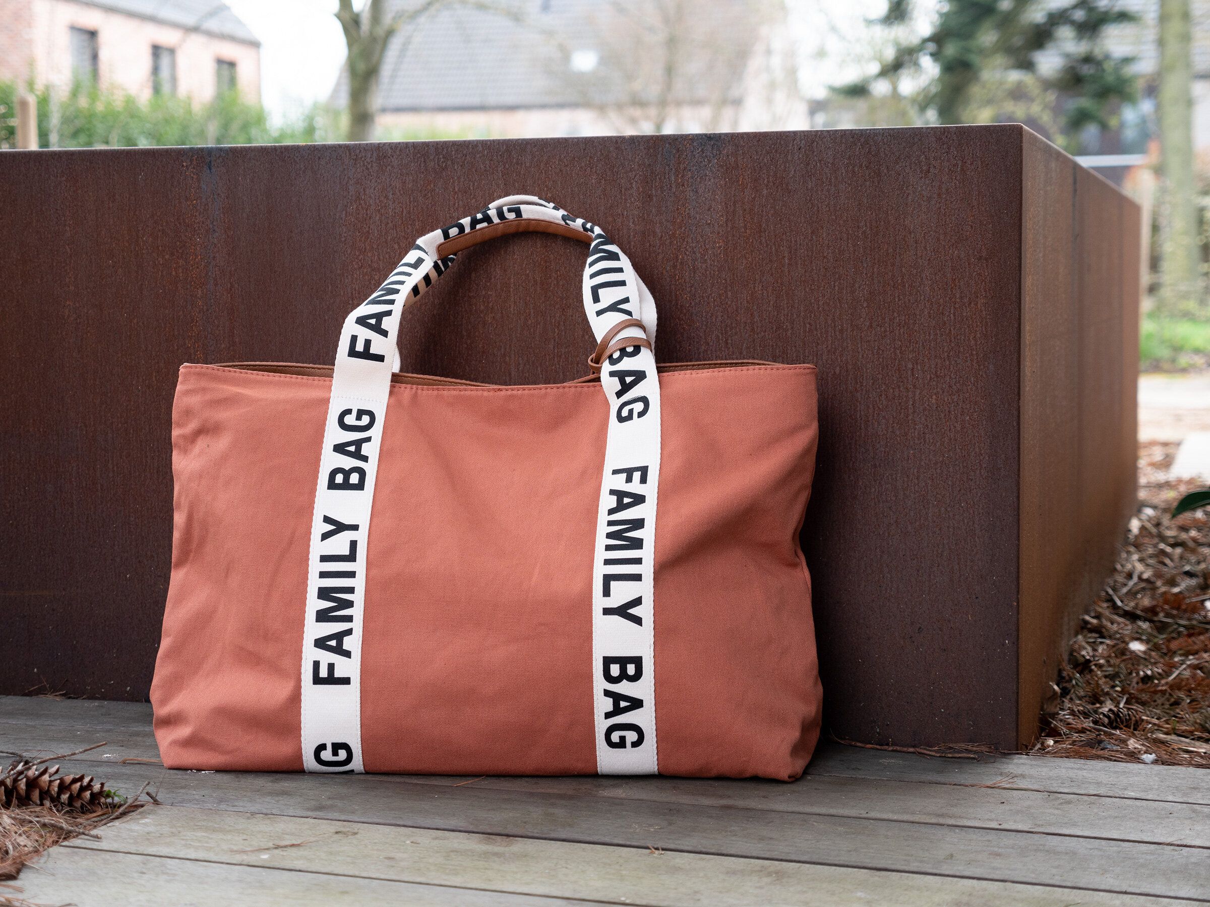 Childhome torba Family bag - Signature Canvas Terracotta