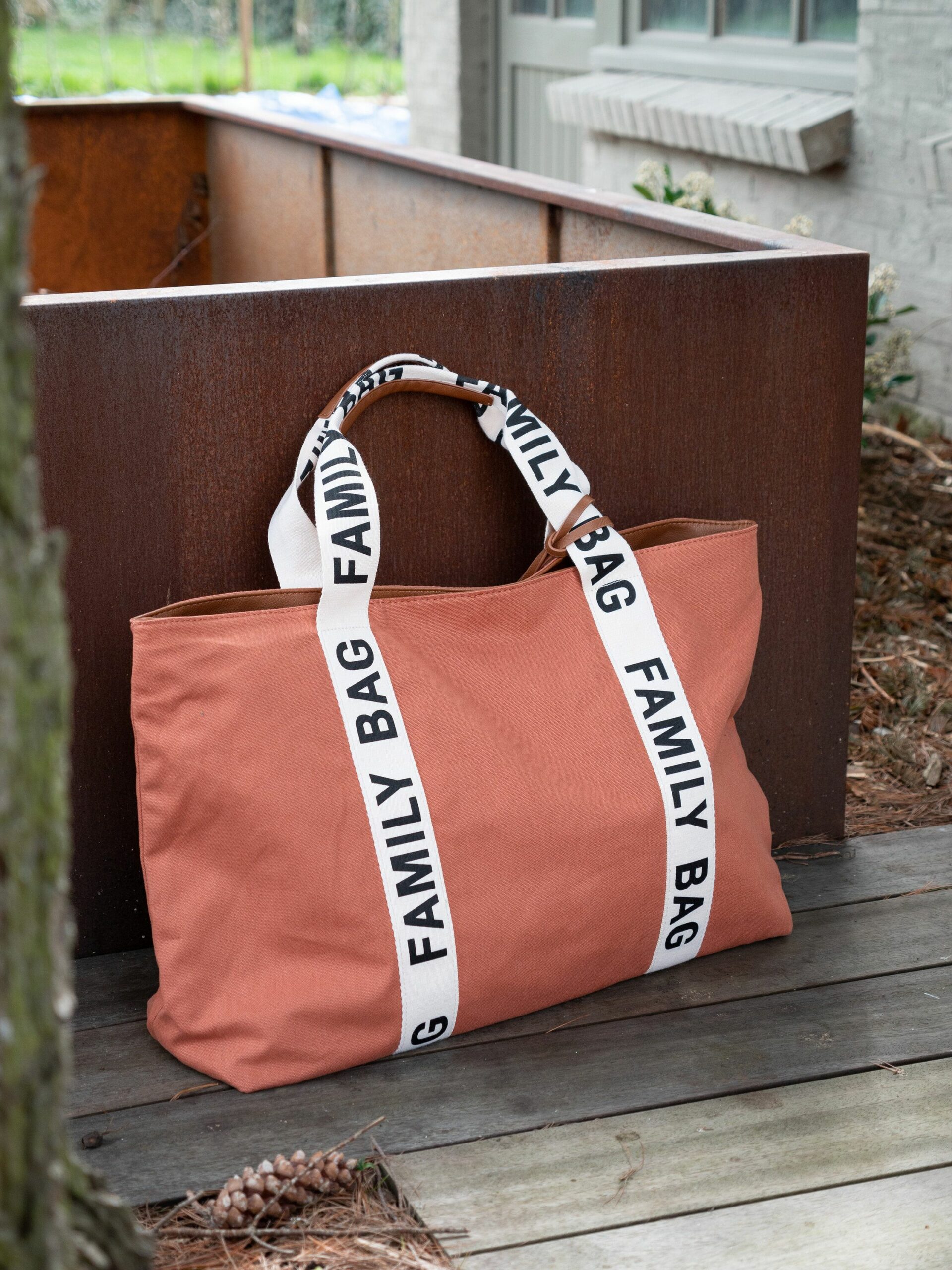 Childhome torba Family bag - Signature Canvas Terracotta