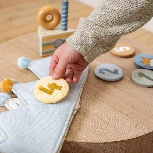 Little Dutch Rođendanska kruna sa 5 brojeva - Blue Little Dutch Rođendanska kruna sa 5 brojeva - Blue