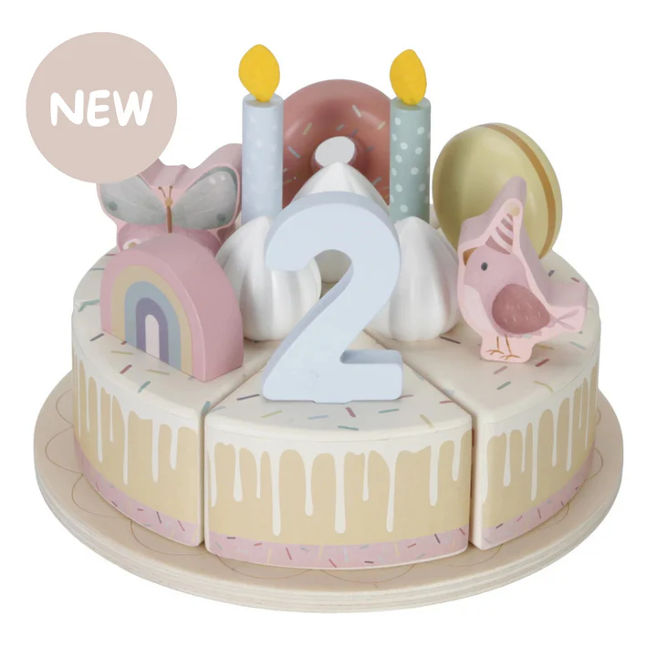 Little Dutch Drvena torta - Roze Little Dutch Drvena torta - Roze