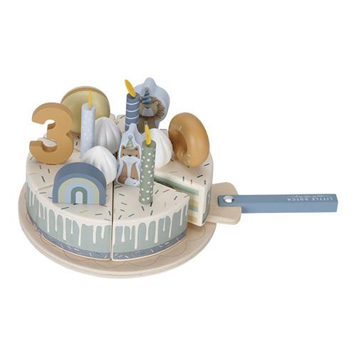 Little Dutch Drvena torta - Plava Little Dutch Drvena torta - Plava