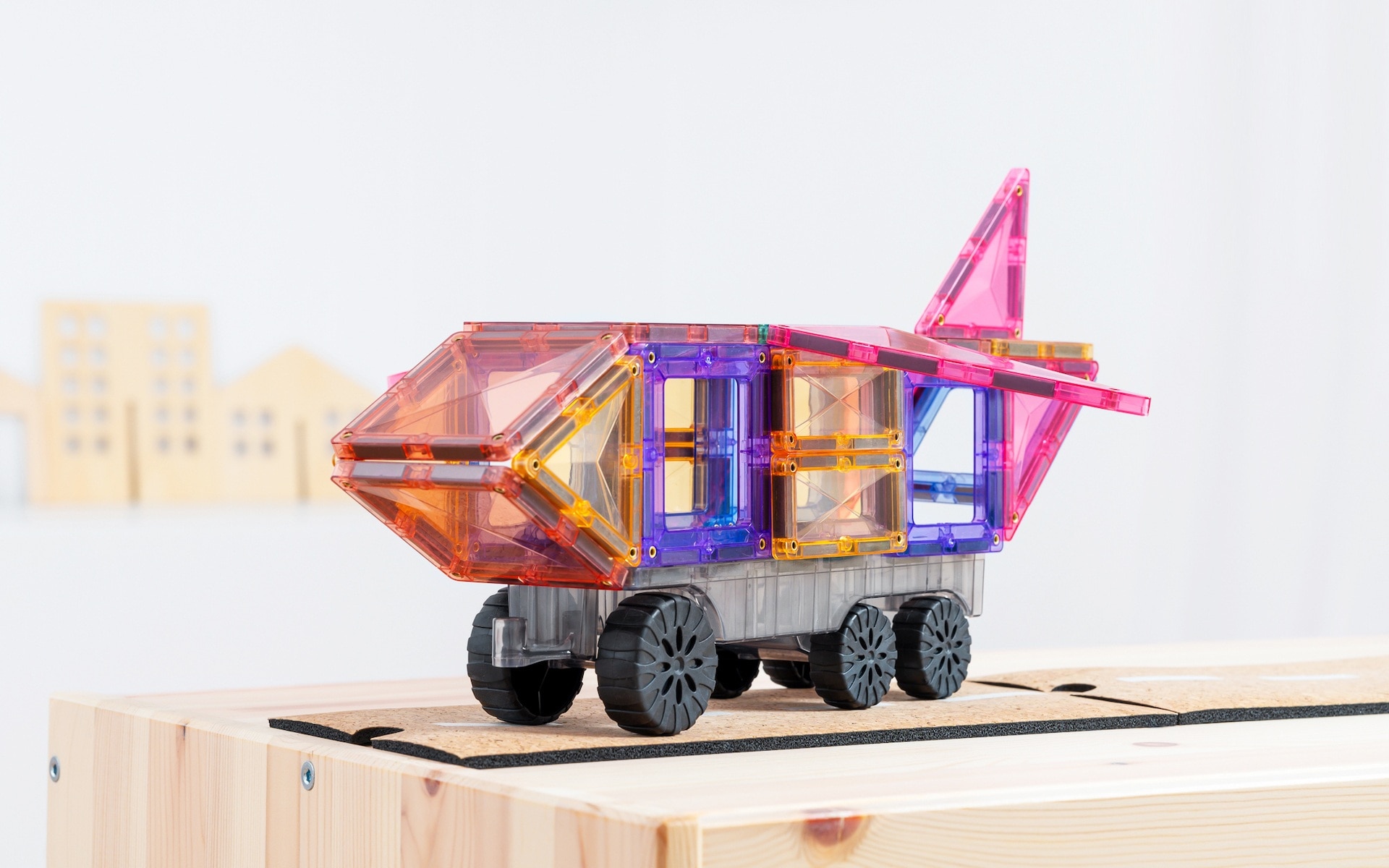 Pastel Transport set Connetix Tiles - 50 dijelova Pastel Transport set Connetix Tiles - 50 dijelova