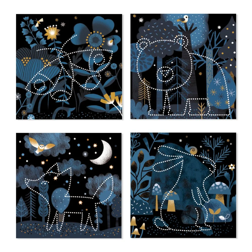 Kreativni set Otkrij ilustracije bockanjem