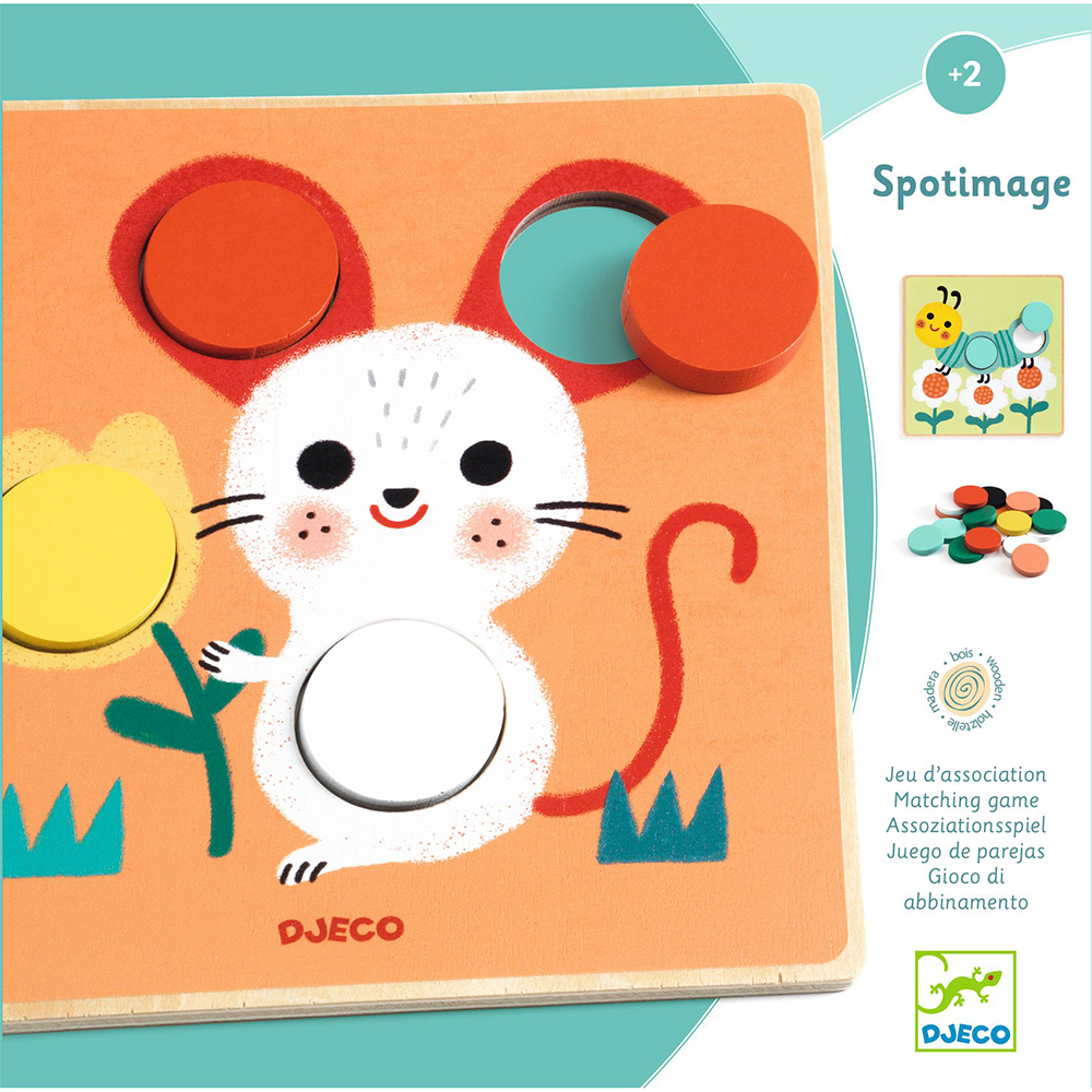 DJECO Spotimage - Prepoznavanje boja i kreiranje životinja