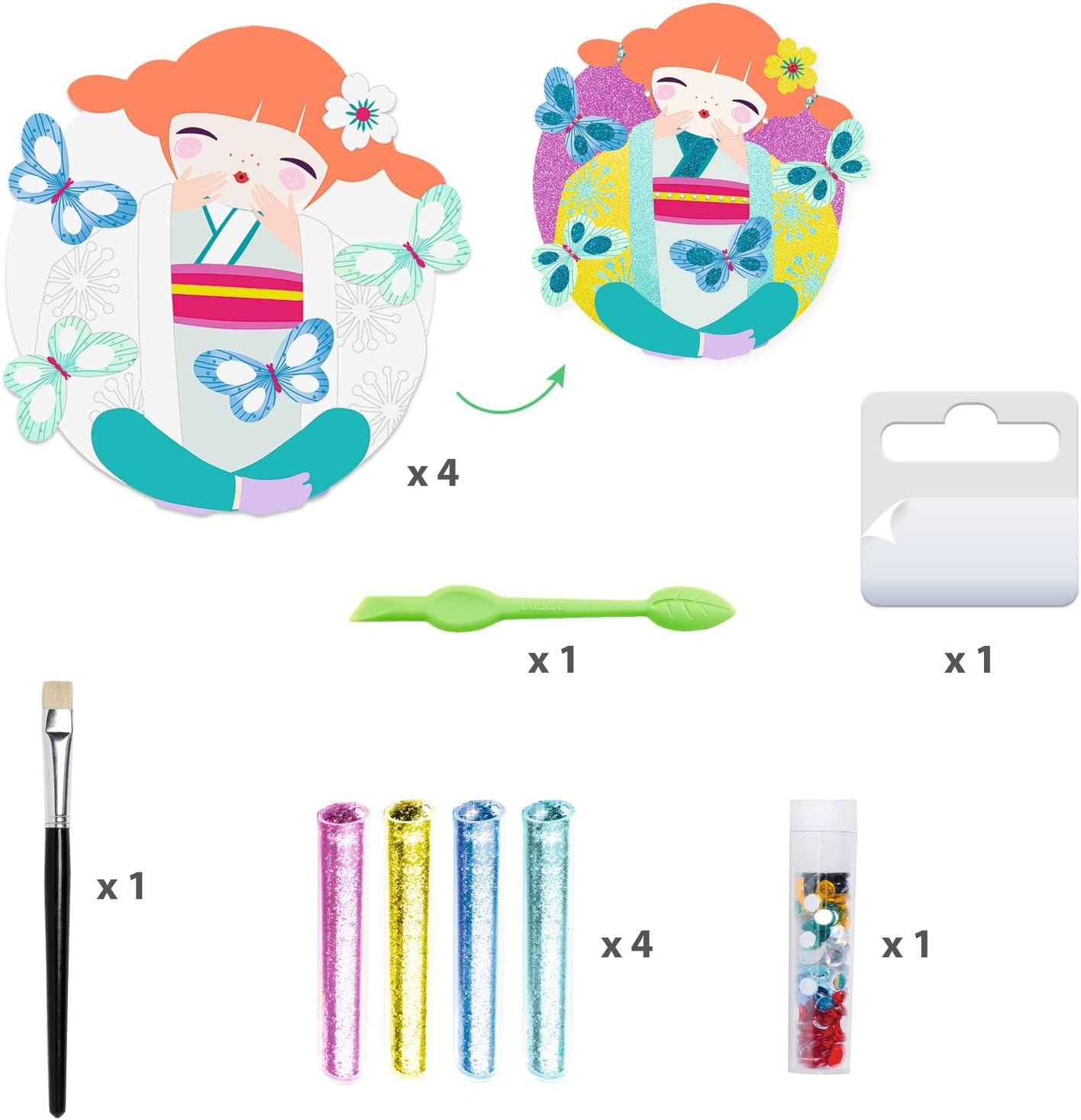 Kreativni set - gliteri i kristali