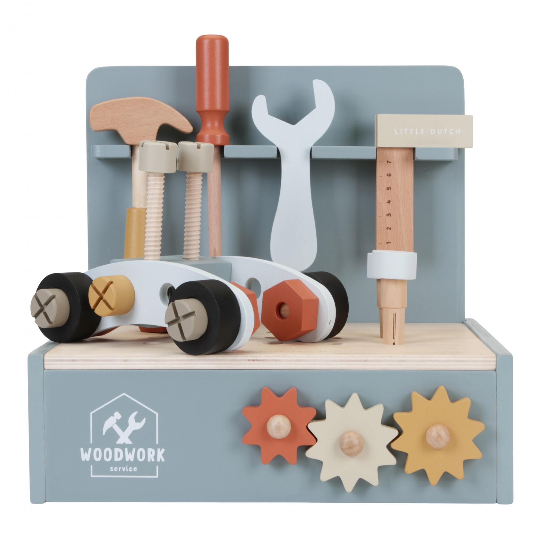 Little Dutch Radni mini radni sto i drveni alat za djecu