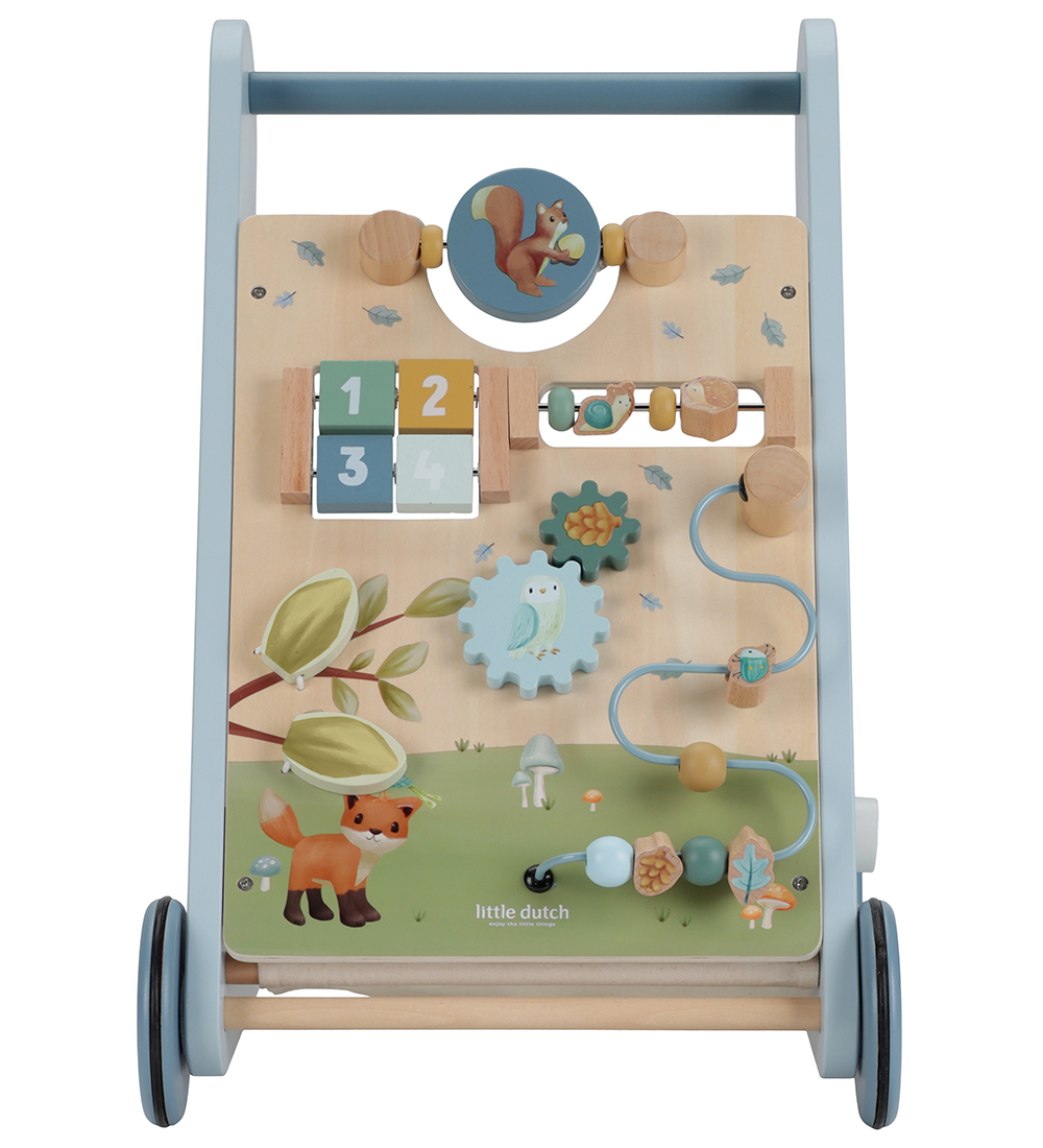 Little Dutch Drvena aktivnosna guralica - Forest Friends Little Dutch Drvena aktivnosna guralica - Forest Friends