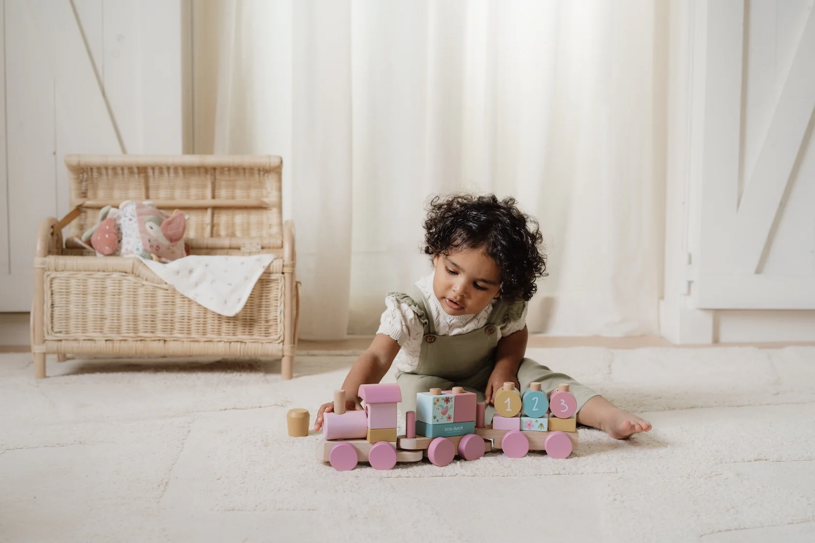 Little Dutch Drveni vozić - Fairy Garden