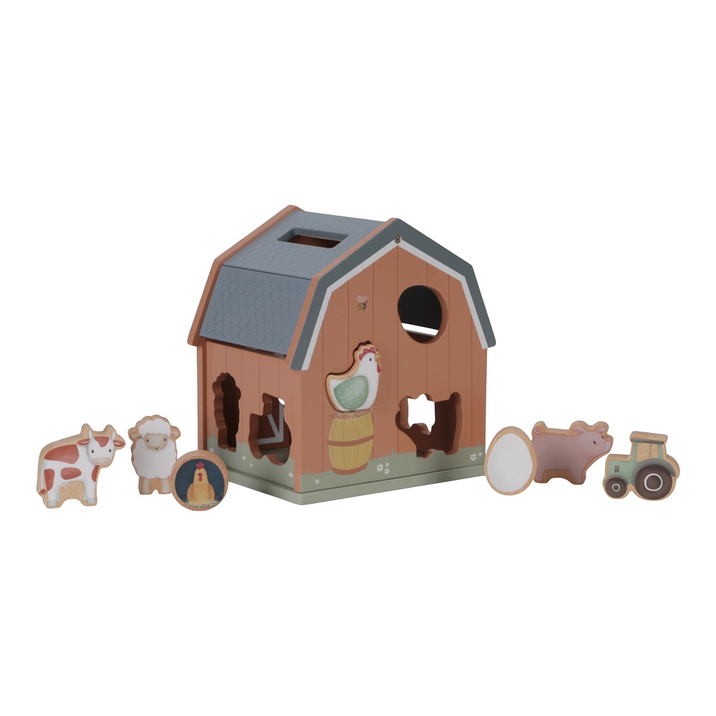 Little Dutch Drvena farma i umetaljka s oblicima Little Farm Little Dutch Drvena farma i umetaljka s oblicima Little Farm