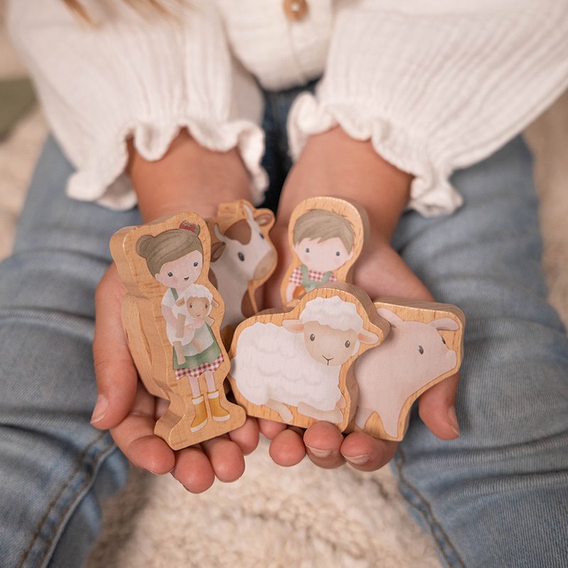 Little Dutch Drvena željeznička pruga Little Farm