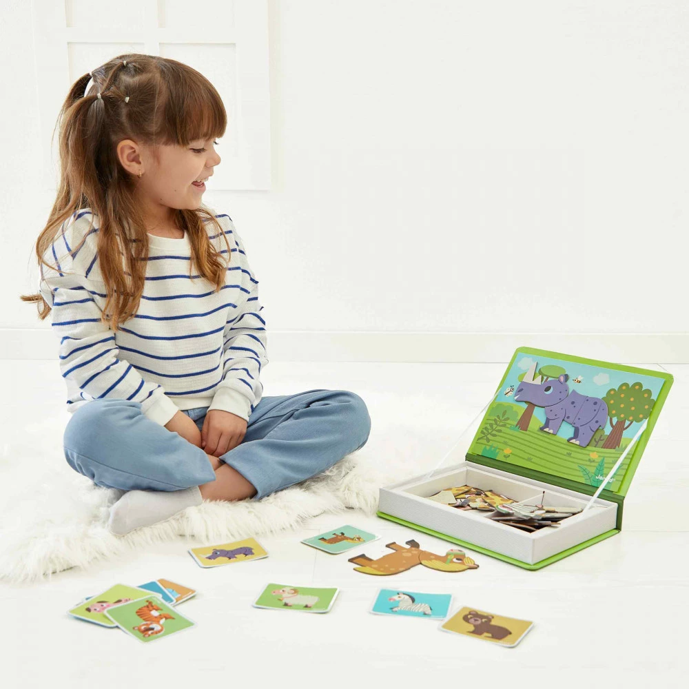 Janod Magnetna knjiga - Životinje