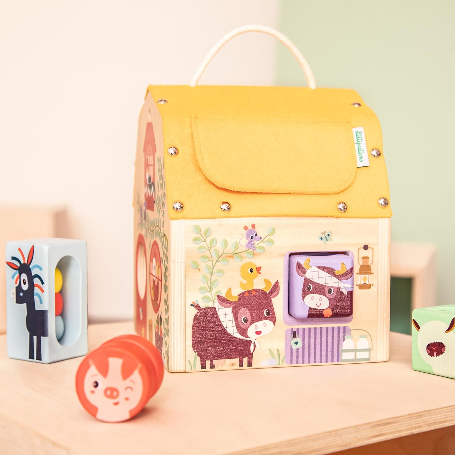 Lilliputiens Didaktička igračka - Drvena kućica