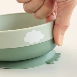 Done by Dear - Prvi set za jelo Happy clouds Green