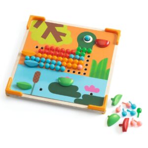 DJECO mini mozaik igra sa bockalicama - životinje