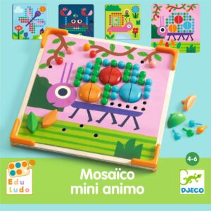 DJECO mini mozaik igra sa bockalicama - životinje