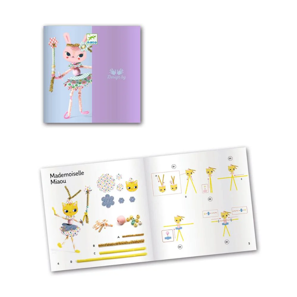 DJECO Kreativni set Moje vile - 4 figurice