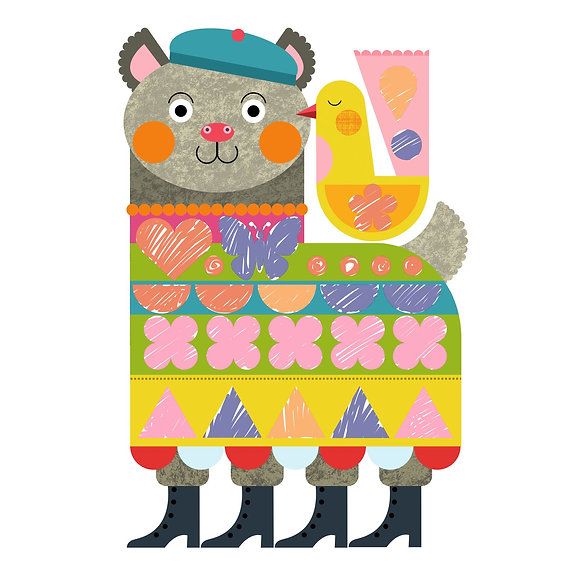 DJECO Set za bojenje Životinje i šabloni DJECO Set za bojenje Životinje i šabloni