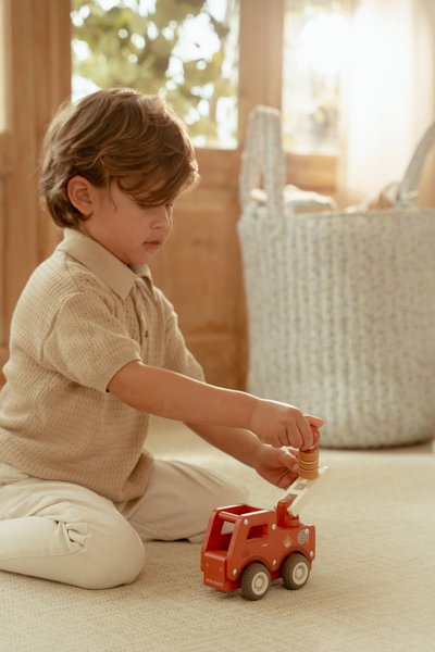 Little Dutch Drveno vatrogasno vozilo - Slika 6