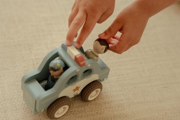 Little Dutch Drveno policijsko vozilo