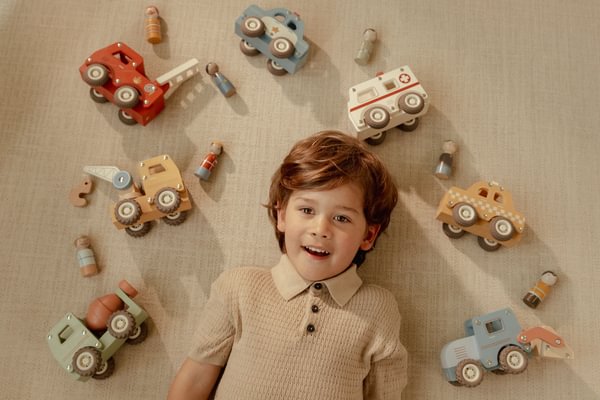 Little Dutch Drveno policijsko vozilo