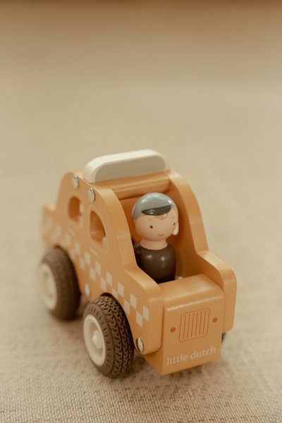 Little Dutch Drveno taxi vozilo - Slika 4