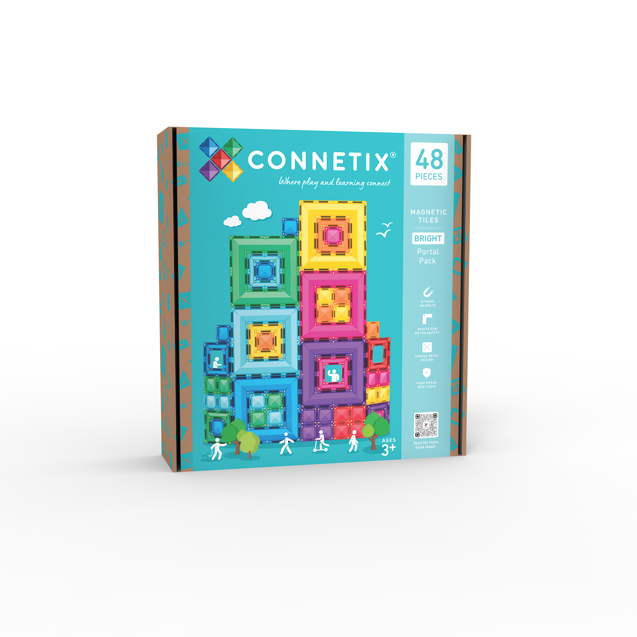 Connetix Tiles Bright Portal set - 48 dijelova