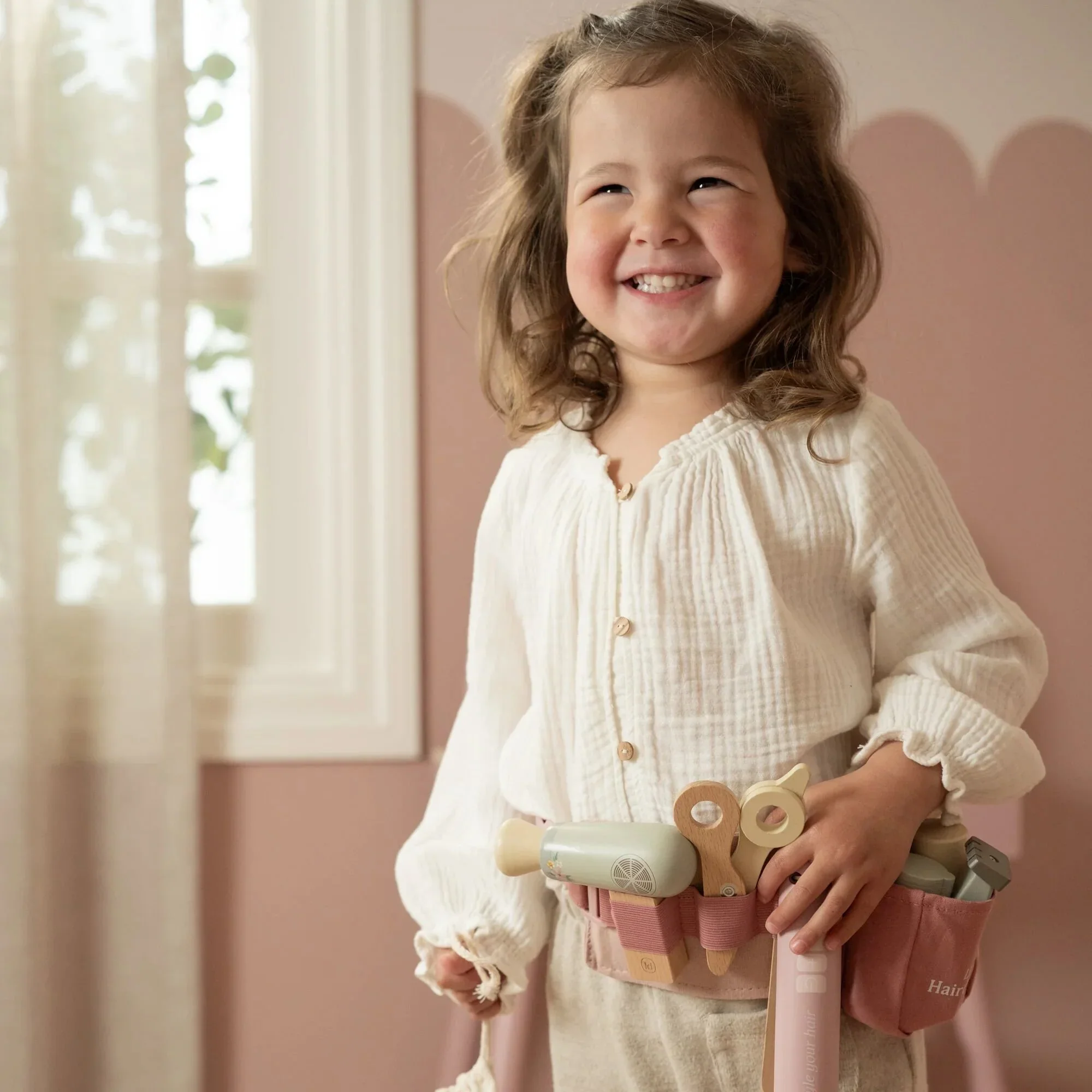 Little Dutch Frizerski set za igru - Pink - Slika 5