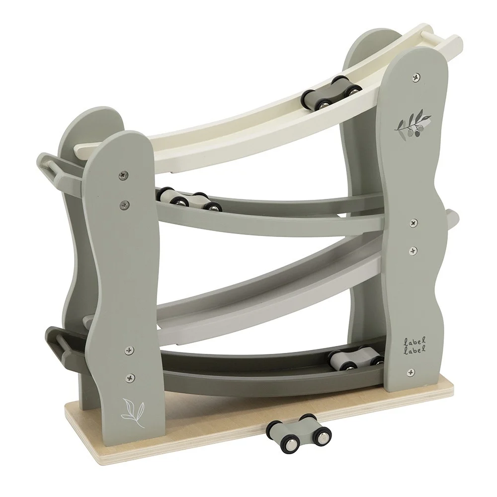 Drvena trkaća staza - Olive Green - Slika 5