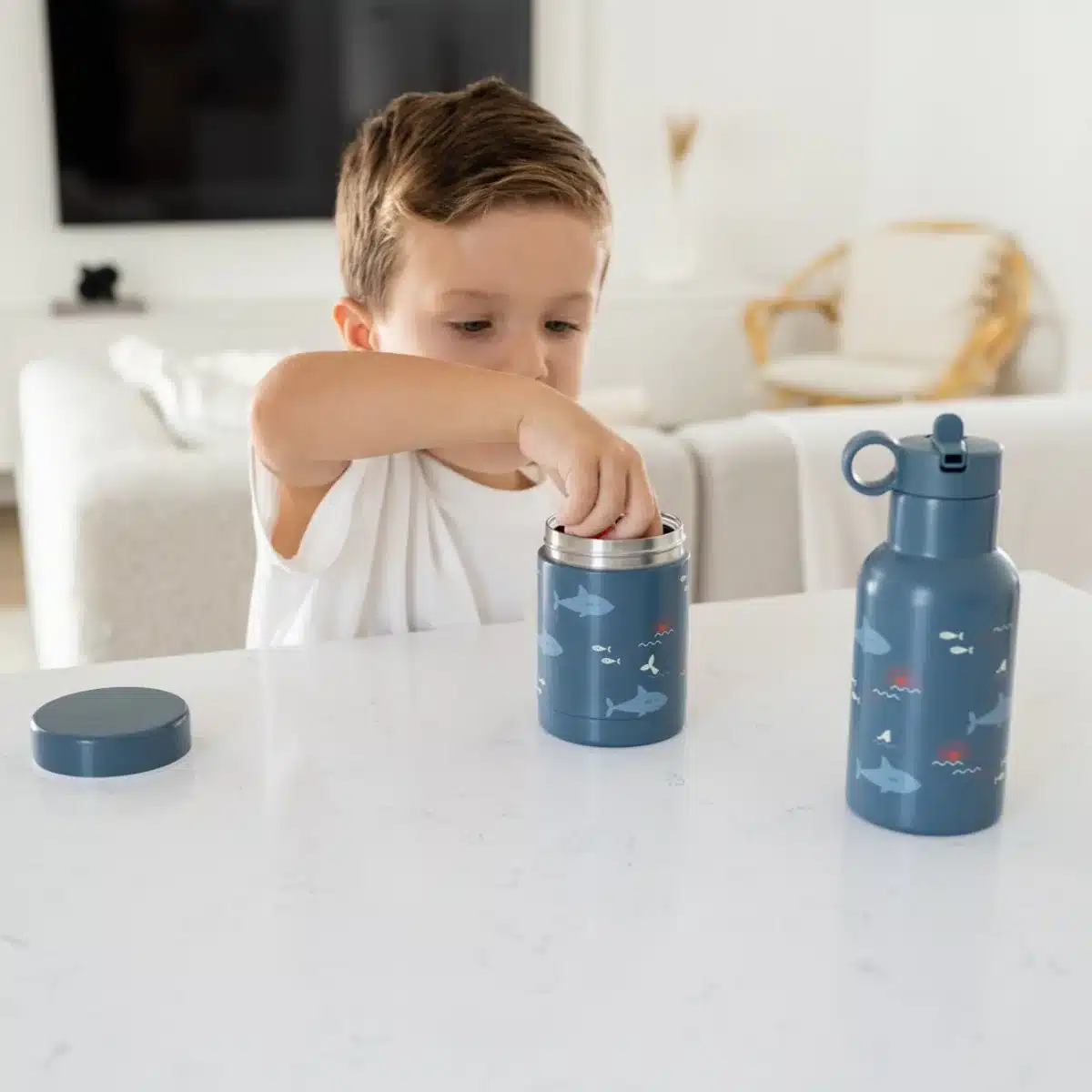 Termos posuda za hranu 300ml - Morski pas - Slika 2