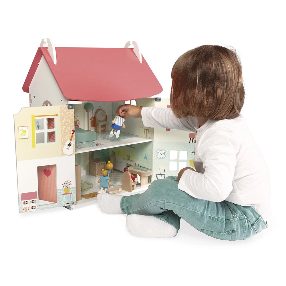 Janod Kućica za lutke sa namještajem - Slika 2
