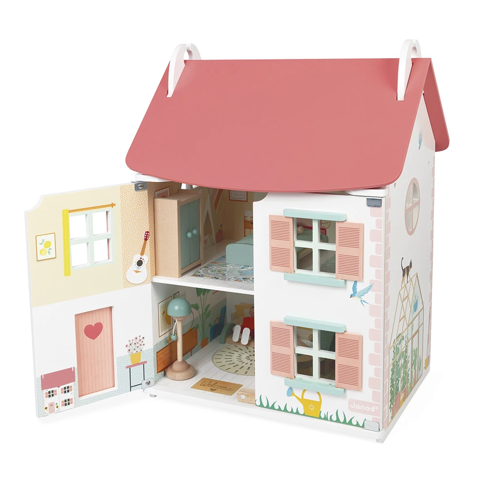 Janod Kućica za lutke sa namještajem - Slika 5