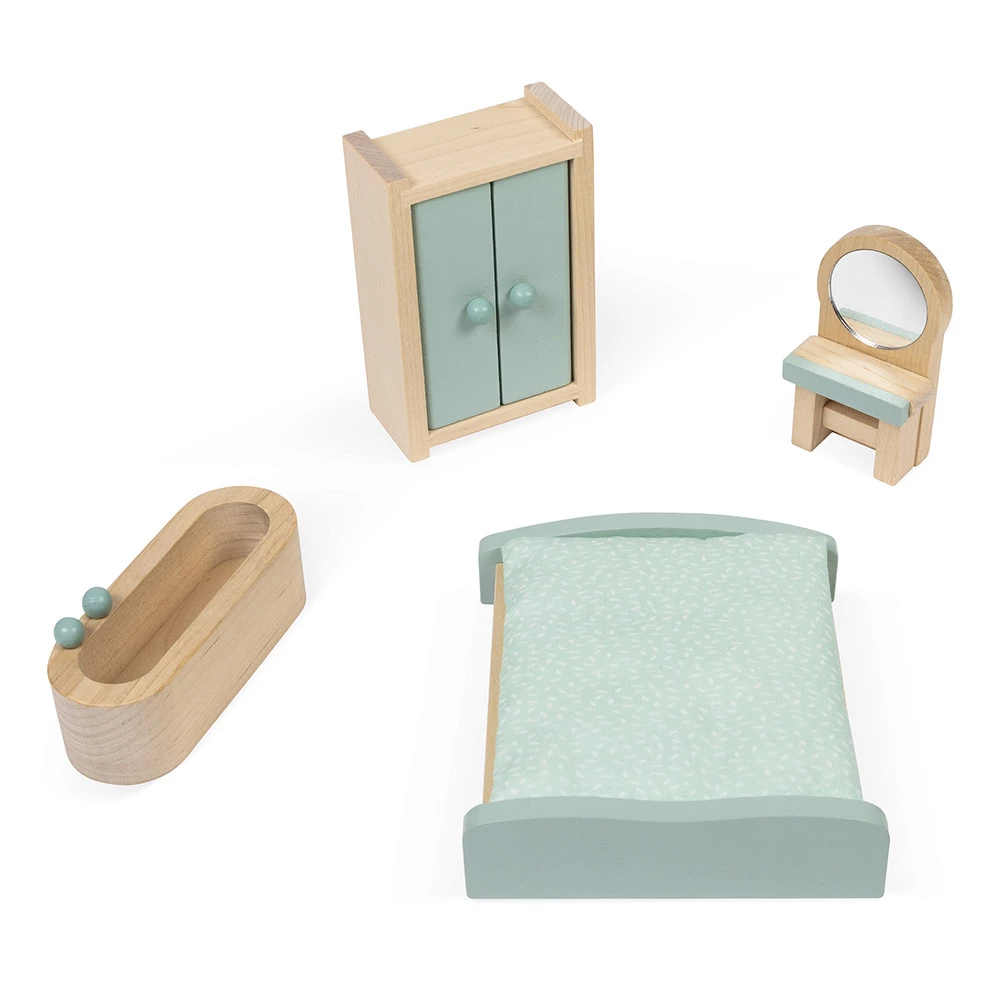 Janod Kućica za lutke sa namještajem - Slika 9